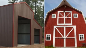 Metal barns vs wooden barns